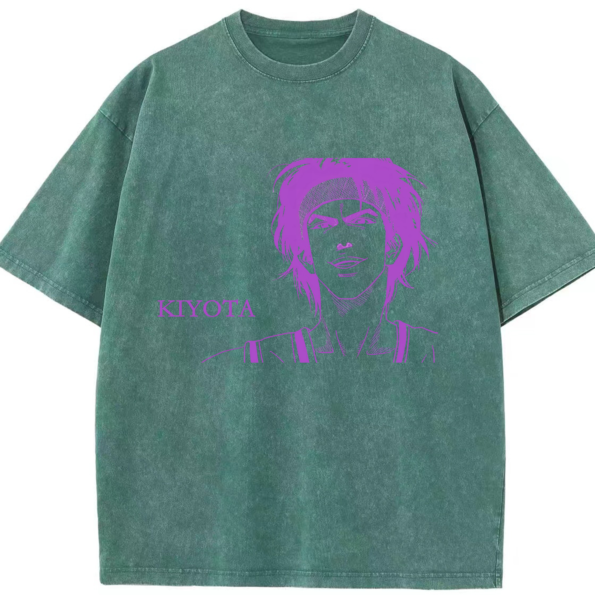 （画像用） SLAM DUNK／スラムダンク 綿100% ヴィンテージ風 半袖Tシャツ（フロントプリント）